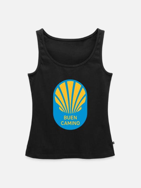 Jakobsmuschel Buen - danny alexander lettkemann - Frauen Premium Organic Tank Top - Schwarz