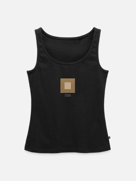 Leonardo-Orgelkanone - Frauen Premium Organic Tank Top - Schwarz