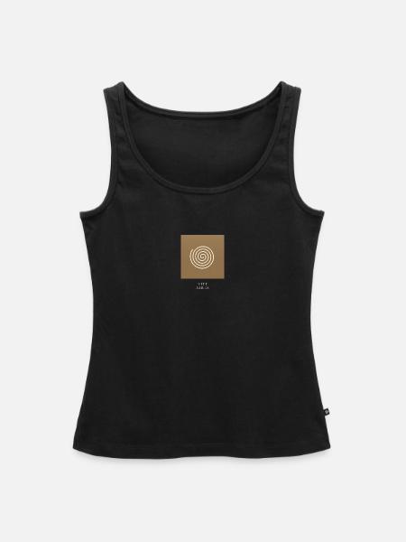Leonardo Luftschraube - Frauen Premium Organic Tank Top - Schwarz
