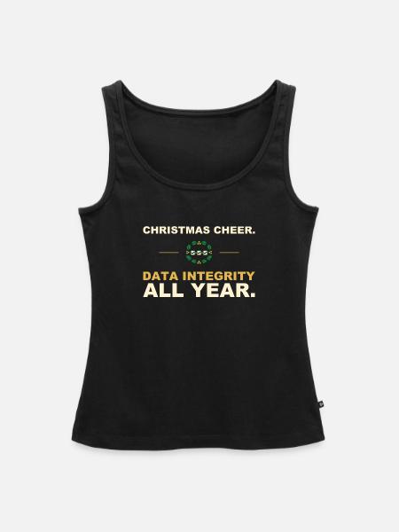 Integrität von Weihnachtsfreuden-Daten – Pharma-Geschenk - Frauen Premium Organic Tank Top - Schwarz