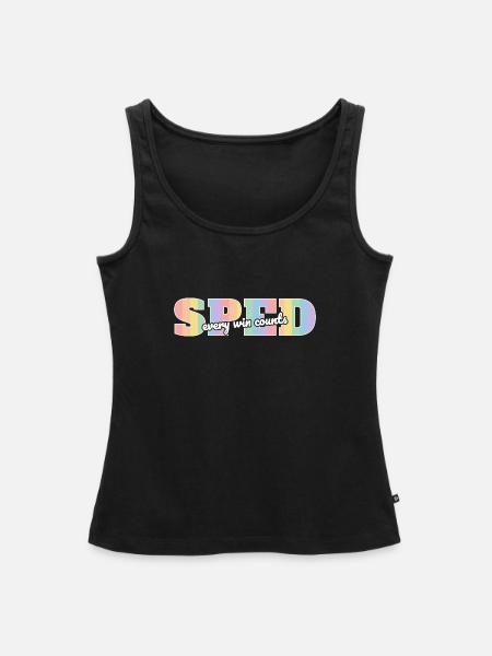 SPED Jeder Sieg zählt - Frauen Premium Organic Tank Top - Schwarz
