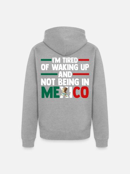 Mexican Mexico - Unisex Premium Bio Zip Hoodie - Grau meliert