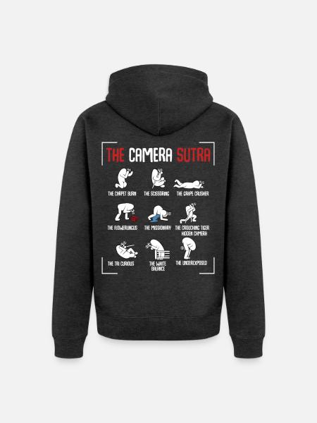 photographe - Veste à capuche bio Premium Unisexe - anthracite chiné