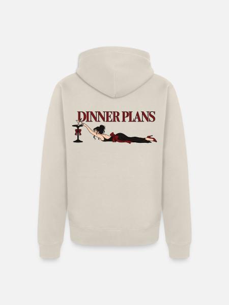 Dinner Plans Martini Girl - Unisex Premium Bio Zip Hoodie - Beige