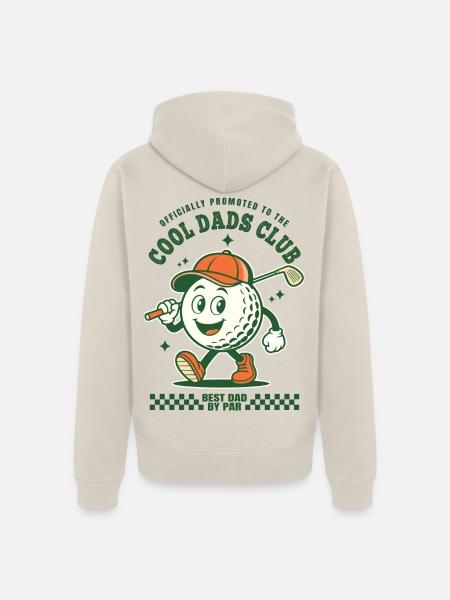 Bestes Golf-Dad-Duo - Unisex Premium Bio Zip Hoodie - Beige
