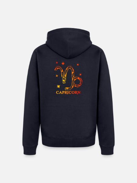 Steinbock - Unisex Premium Bio Zip Hoodie - Navy