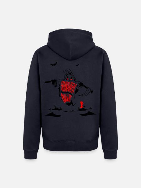 Halloween - Unisex Premium Bio Zip Hoodie - Navy
