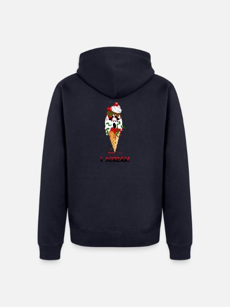 Eis Halloween - Unisex Premium Bio Zip Hoodie - Navy