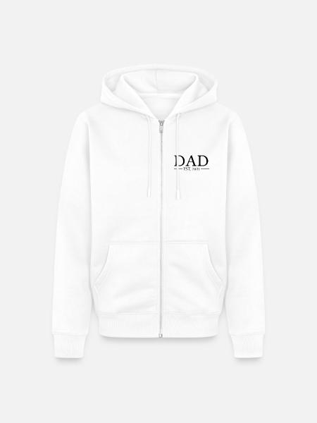 DADD EST 2021 - Unisex Premium Bio Zip Hoodie - Weiß