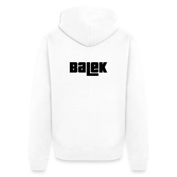 Balek - Veste à capuche bio Premium Unisexe - blanc - Dos - Thijin (182cm)