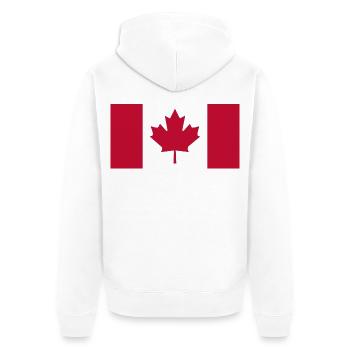 Canada Flag Flag Maple Canada Day 1867 Toronto - Unisex Premium Organic Zip Hoodie - white - Back - Thijin (182cm)