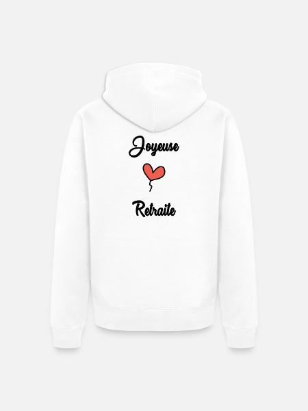 COLLEAGUE. START. RETIREMENT - Unisex Premium Organic Zip Hoodie - white