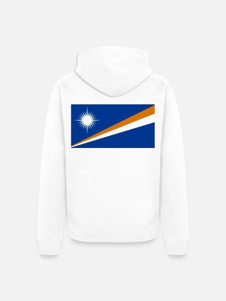 Marshallinseln - Unisex Premium Bio Zip Hoodie - Weiß