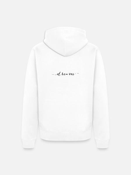 rĂŞver - Veste Ă capuche bio Premium Unisexe - blanc