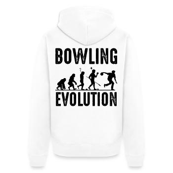 Bowling - Veste à capuche bio Premium Unisexe - blanc - Dos - Thijin (182cm)
