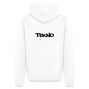 Shorts TEKNO (différentes couleurs) - Veste à capuche bio Premium Unisexe - blanc - Dos - Thijin (182cm)
