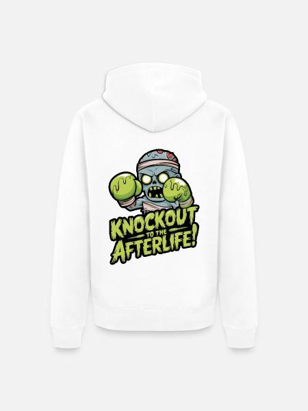 KO à la - Veste à capuche bio Premium Unisexe - blanc