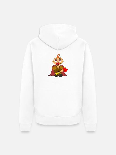 Bébé Goliath - Veste à capuche bio Premium Unisexe - blanc