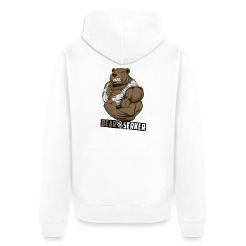 Bearserker - Veste à capuche bio Premium Unisexe - blanc - Dos - Thijin (182cm)