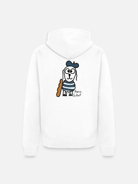 Französisch ScHoF - Unisex Premium Bio Zip Hoodie - Weiß