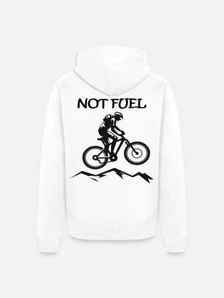 KEIN - Unisex Premium Bio Zip Hoodie - Weiß