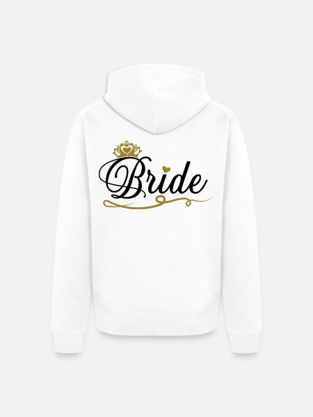 Zaumzeug - Unisex Premium Bio Zip Hoodie - Weiß