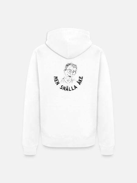 Aber bitte Åke - Unisex Premium Bio Zip Hoodie - Weiß