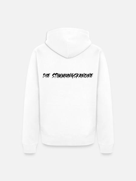 Die Stimmungskanone - Unisex Premium Bio Zip Hoodie - Weiß