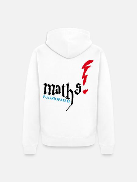 Mathematik Puliriopatata - Unisex Premium Bio Zip Hoodie - Weiß