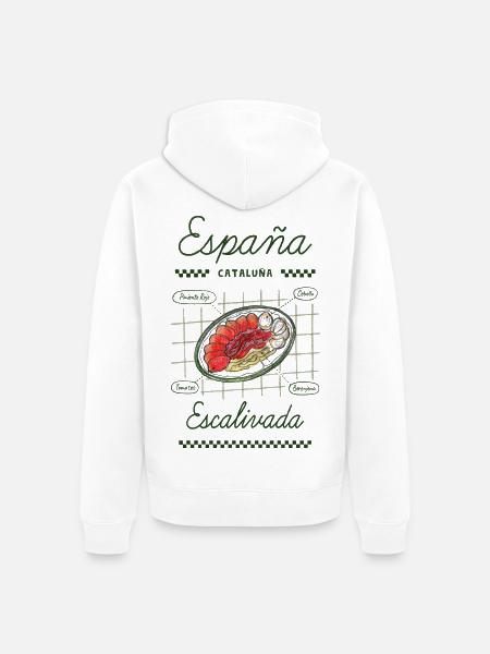 Escalivada - Unisex Premium Bio Zip Hoodie - Weiß