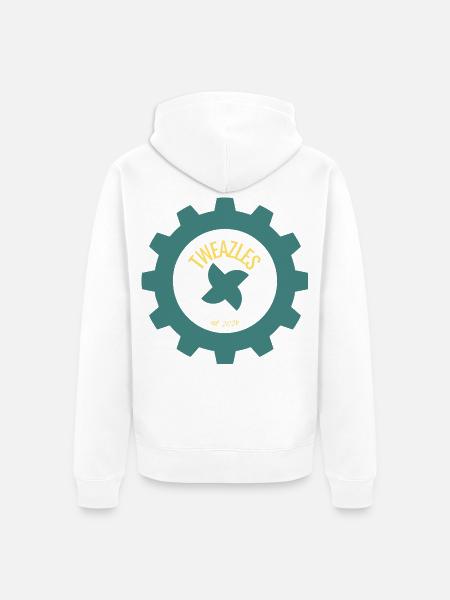 Tweazles_kids - Unisex Premium Bio Zip Hoodie - Weiß