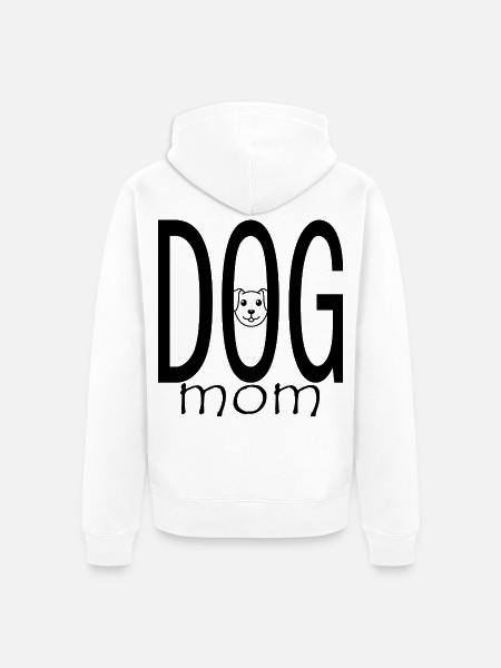 Dog dog - Unisex Premium Bio Zip Hoodie - Weiß