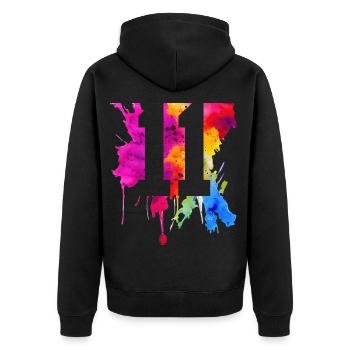11 ANS 11E ANNIVERSAIRE - Veste à capuche bio Premium Unisexe - noir - Dos - Nico (187cm)