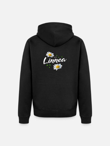 Linnea - Unisex Premium Bio Zip Hoodie - Schwarz