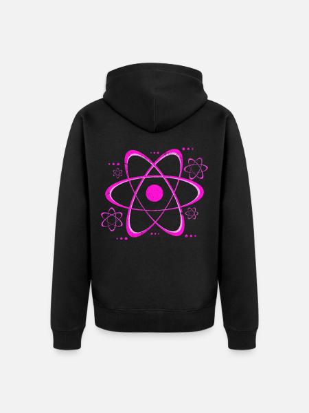 Physiker - Unisex Premium Bio Zip Hoodie - Schwarz