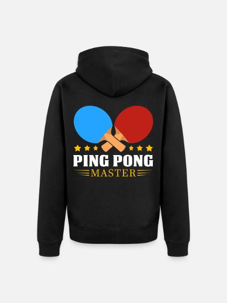 Ping-pong - Veste à capuche bio Premium Unisexe - noir