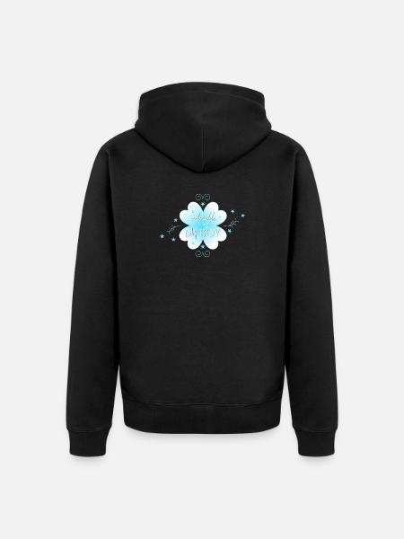 baby boy - Unisex Premium Bio Zip Hoodie - Schwarz