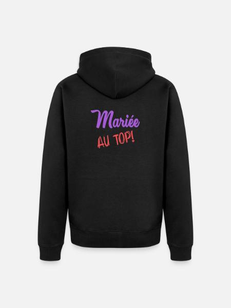MARIEE - Veste à capuche bio Premium Unisexe - noir