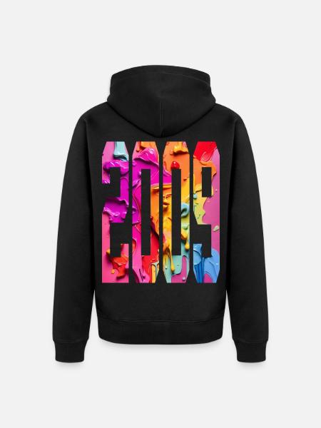 BUNT 17TH BIRTHDAY 2009 - Unisex Premium Organic Zip Hoodie - black