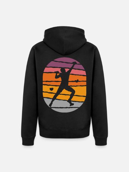 Bergsteiger Boulder Klettern Bouldern - Unisex Premium Bio Zip Hoodie - Schwarz