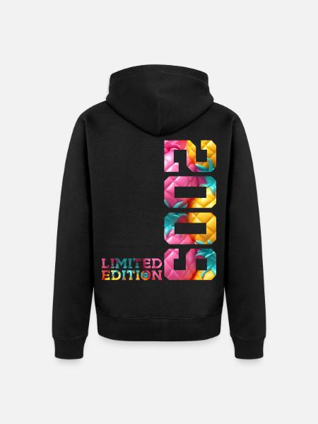 17TH BIRTHDAY LIMITED EDITION 2009 - Unisex Premium Organic Zip Hoodie - black