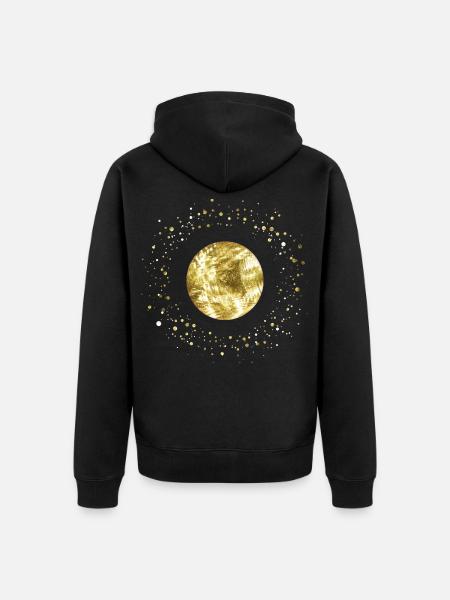 Kugel - Unisex Premium Bio Zip Hoodie - Schwarz