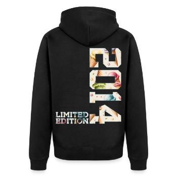 SOMMER LIMITED EDITION 2014 EIS 12. GEBURTSTAG - Veste à capuche bio Premium Unisexe - noir - Dos - Nico (187cm)
