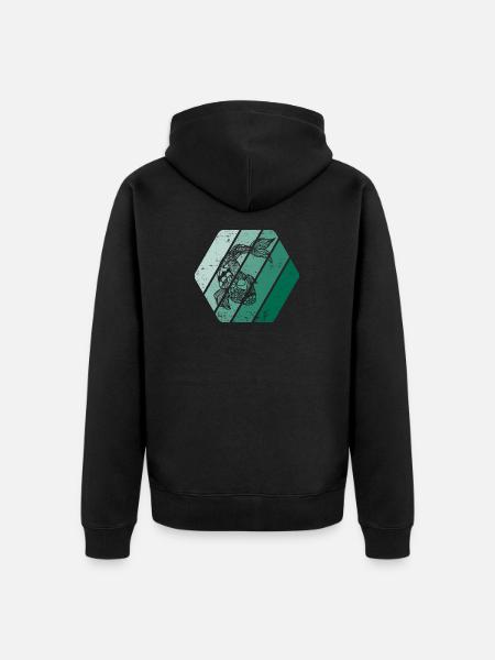 Koi - Unisex Premium Bio Zip Hoodie - Schwarz