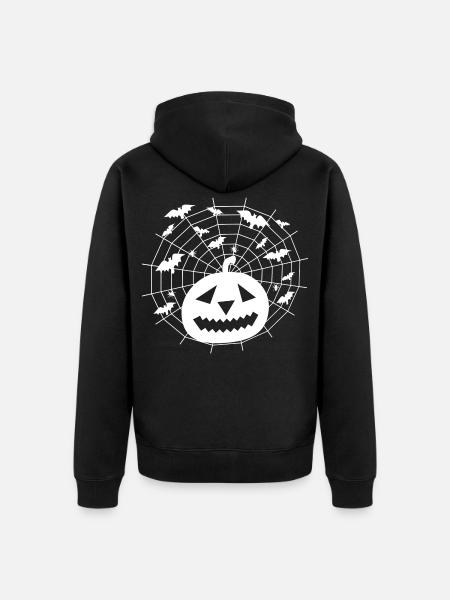 Halloween - Unisex Premium Bio Zip Hoodie - Schwarz
