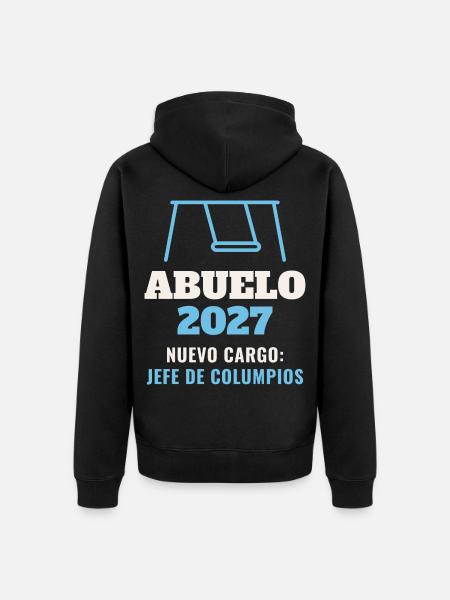 Opa 2027 - Unisex Premium Bio Zip Hoodie - Schwarz