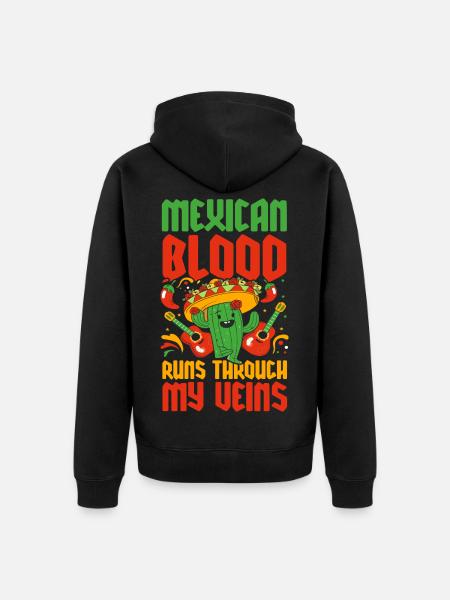 Mexican Mexico - Unisex Premium Bio Zip Hoodie - Schwarz