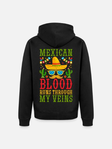 Mexican Mexico - Unisex Premium Bio Zip Hoodie - Schwarz