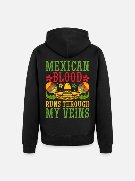 Mexican Mexico - Unisex Premium Bio Zip Hoodie - Schwarz
