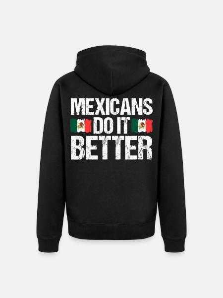 Mexican Mexico - Unisex Premium Bio Zip Hoodie - Schwarz